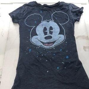 Black Mickey Mouse T-Shirt